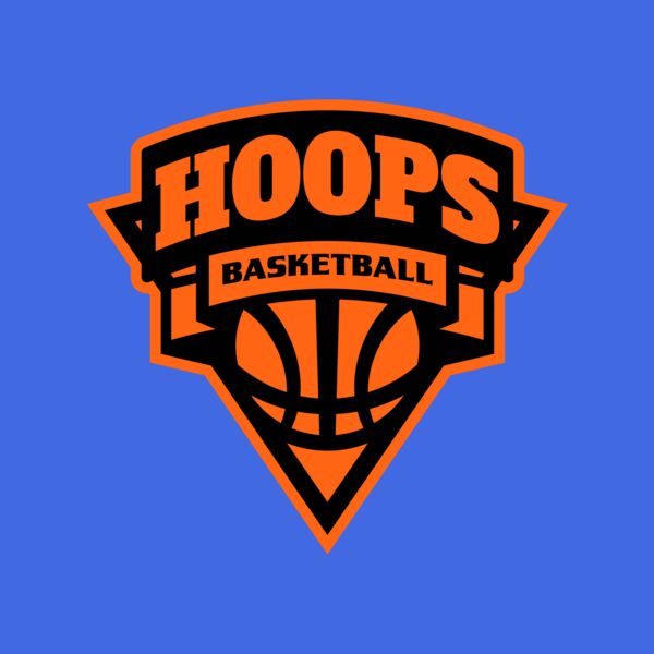 Hoops Basketball logo template 02 Thumbnail
