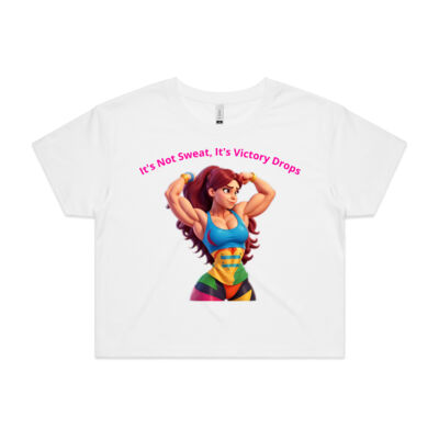 It's Not Sweat It's Victory Drops Female Tee. Thumbnail