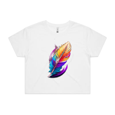 Colourful Feather, Female Tee Thumbnail