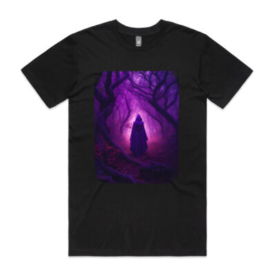 Cloaked Witch Men's Tee. Thumbnail
