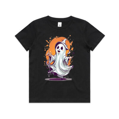 Spooky Ghost Kids Tee. Thumbnail