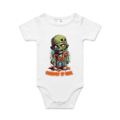 Creepin' It Real Zombie, Kids Onesie. Thumbnail