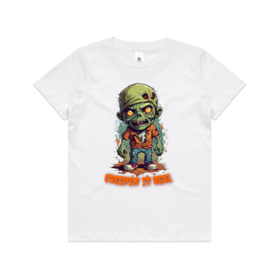 Creepin' It Real Zombie, Kids Tee Thumbnail