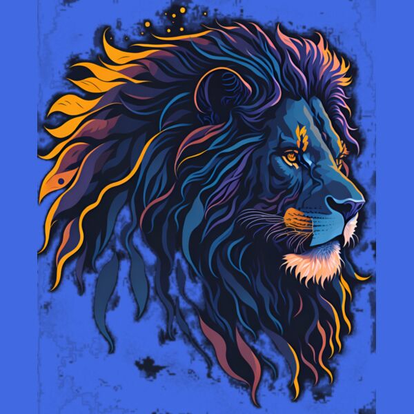 Lion Water Colour. Thumbnail